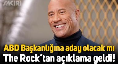 Dwayne Johnson için ABD Başkanlığına aday olacak iddiası, açıklama geldi