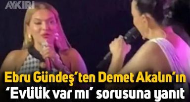 Ebru Gündeş'ten Demet Akalın'ın