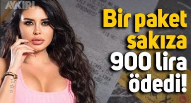 Ebru Polat, bir paket sakıza 900 lira ödedi: