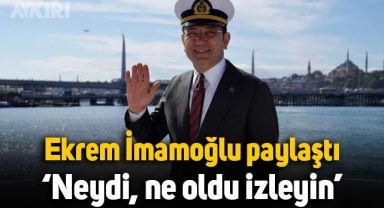 Ekrem İmamoğlu paylaştı: