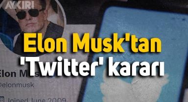 Elon Musk'tan 'Twitter' kararı: Cuma günü işlemler tamamlanacak