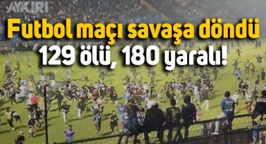 Endonezya'daki futbol maçı savaşa döndü: 174 kişi öldü, 180 kişi yaralandı