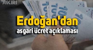 Erdoğan'dan asgari ücret açıklaması: 'Havada uçuşan değil de yere sağlam basan adımlar...'