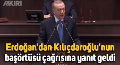Erdoğan'dan Kemal Kılıçdaroğlu'nun başörtüsü çağrısına yanıt geldi