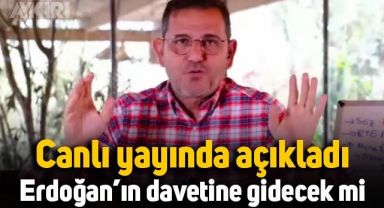 Fatih Portakal canlı yayında açıkladı: Erdoğan'ın davetine katılacak mı?