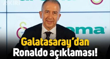 Galatasaray'dan Cristiano Ronaldo açıklaması: İmkan ve hikayenin buluşması lazım