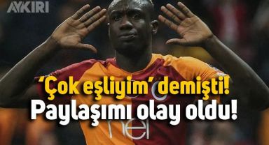Galatasaray'ın eski yıldızı Mbaye Diagne'den olay paylaşım