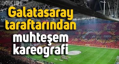 Galatasay taraftarından muhteşem 