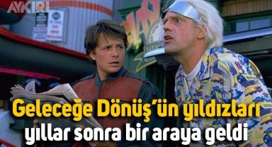 Geleceğe Dönüş'ün yıldızları Michael J. Fox ve Christopher Lloyd yıllar sonra buluştu