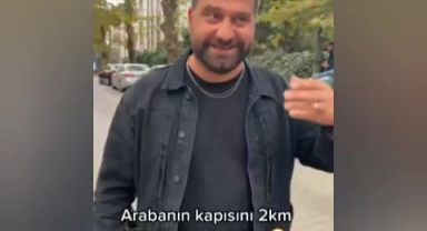 Gökhan Ünver, yeni videosunda arabasını çok uzaklardan açanları böyle tiye aldı