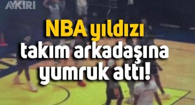 Golden State Warriors'un yıldız oyuncusu Draymond Green takım arkadaşını yumrukladı