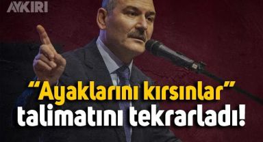 İçişleri Bakanı Süleyman Soylu 