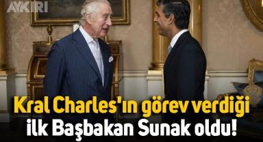 İngiltere'de Rishi Sunak, Kral Charles'ten hükümet kurma yetkisini aldı