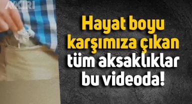 İnsanın hayatı boyunca karşısına çıkan küçük aksaklıkların derlendiği video gündem oldu