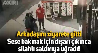 İstanbul'da arkadaşına ziyarete gitti, silahla bacağından vuruldu