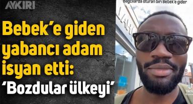 İstanbul'da oturan siyahi genç paylaştı: 