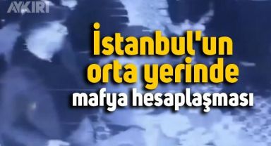 İstanbul'un orta yerinde, lokantada mafya hesaplaşması