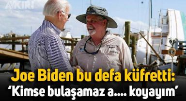 Joe Biden bu defa küfretti: