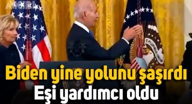 Joe Biden yine nereye gideceğini unuttu, eşi Jill Biden yardımcı oldu