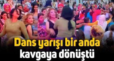 Karşılıklı dans yarışı yapıyorlardı, kimse ne olduğunu anlayamadı