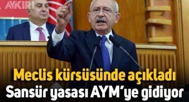Kemal Kılıçdaroğlu açıkladı: CHP, sansür yasasını Anayasa Mahkemesi'ne götürüyor