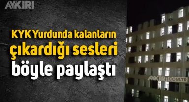 KYK yurdunda hayvan sesleri çıkaran öğrenciler