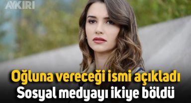 Leyla Lydia Tuğutlu, oğluna vereceği ismi açıkladı