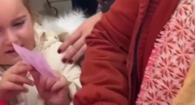 Madendeki patlamada hayatını kaybeden Okan Akgül'ün 2 yaşındaki kızından buruk veda