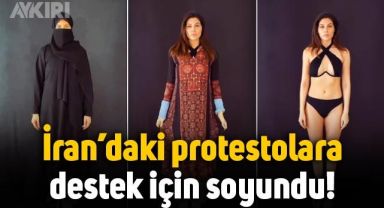 İranlı oyuncu, Mahsa Amini protestolarına destek için soyundu