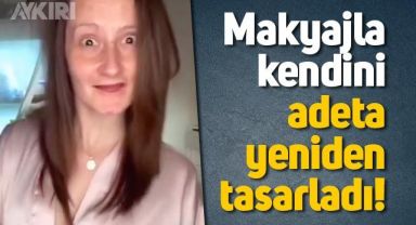Makyajlı değişim videosu sosyal medyanın gündemine oturdu
