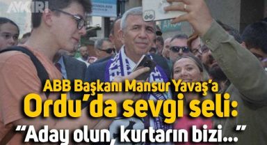 Mansur Yavaş Ordu'da büyük ilgi gördü