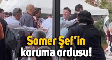 MasterChef Somer Sivrioğlu'nun koruma ordusu gündem oldu