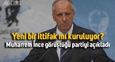 Memleket Partisi Genel Başkanı Muharrem İnce'den, Zafer Partisi ile ittifak açıklaması