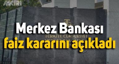 Merkez Bankası Ekim ayı faiz kararını açıkladı