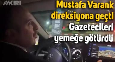 Mustafa Varank direksiyona geçti, gazetecileri yemeğe götürdü