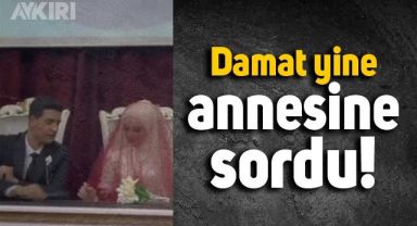 Nikah masasında damattan geline 'anneme sorayım' şakası