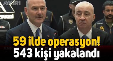 Onlarca ilde FETÖ'ye Gazi Turgut Aslan Operasyonu: 543 kişi yakalandı