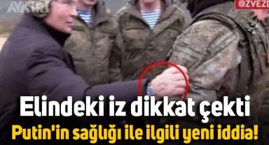 Putin'in sağlığı ile ilgili yeni iddia: Elindeki iz dikkat çekti!
