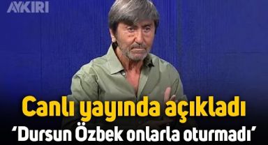 Rıdvan Dilmen canlı yayında açıkladı: