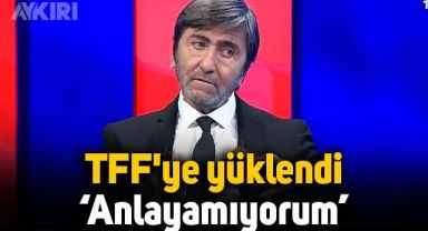 Rıdvan Dilmen, maç sonrası TFF'ye yüklendi: Anlayamıyorum