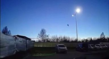 Rusya'da yerleşim bölgesine savaş uçağı düştü