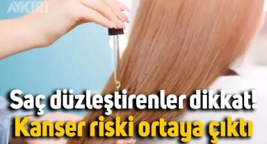 Saç düzleştiren kadınlar dikkat: Ürünler kanser riskini artırıyor!