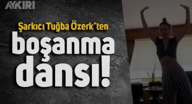 Şarkıcı Tuğba Özerk'ten boşanma dansı