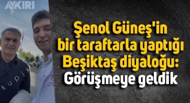 Şenol Güneş'in bir taraftarla yaşadığı diyalog gündem oldu: Konuşmaya geldik