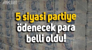 Siyasi partilere yeni yılda 5 milyar lira devlet yardımı