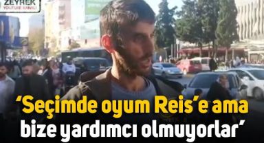 Sokak röportajına damga vurdu: