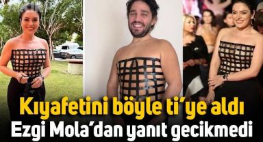 Tansu Dayan, Ezgi Mola'nın kıyafetini böyle ti'ye aldı: Mola'dan yanıt gecikmedi
