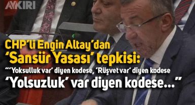 TBMM'de 'Sansür Yasası' tartışması