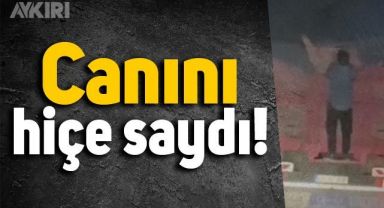 Tehlikeli yolculuk saniye saniye görüntülendi