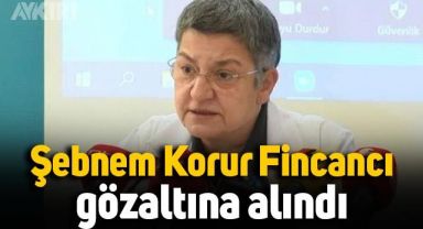 TTB Başkanı Şebnem Korur Fincancı gözaltına alındı